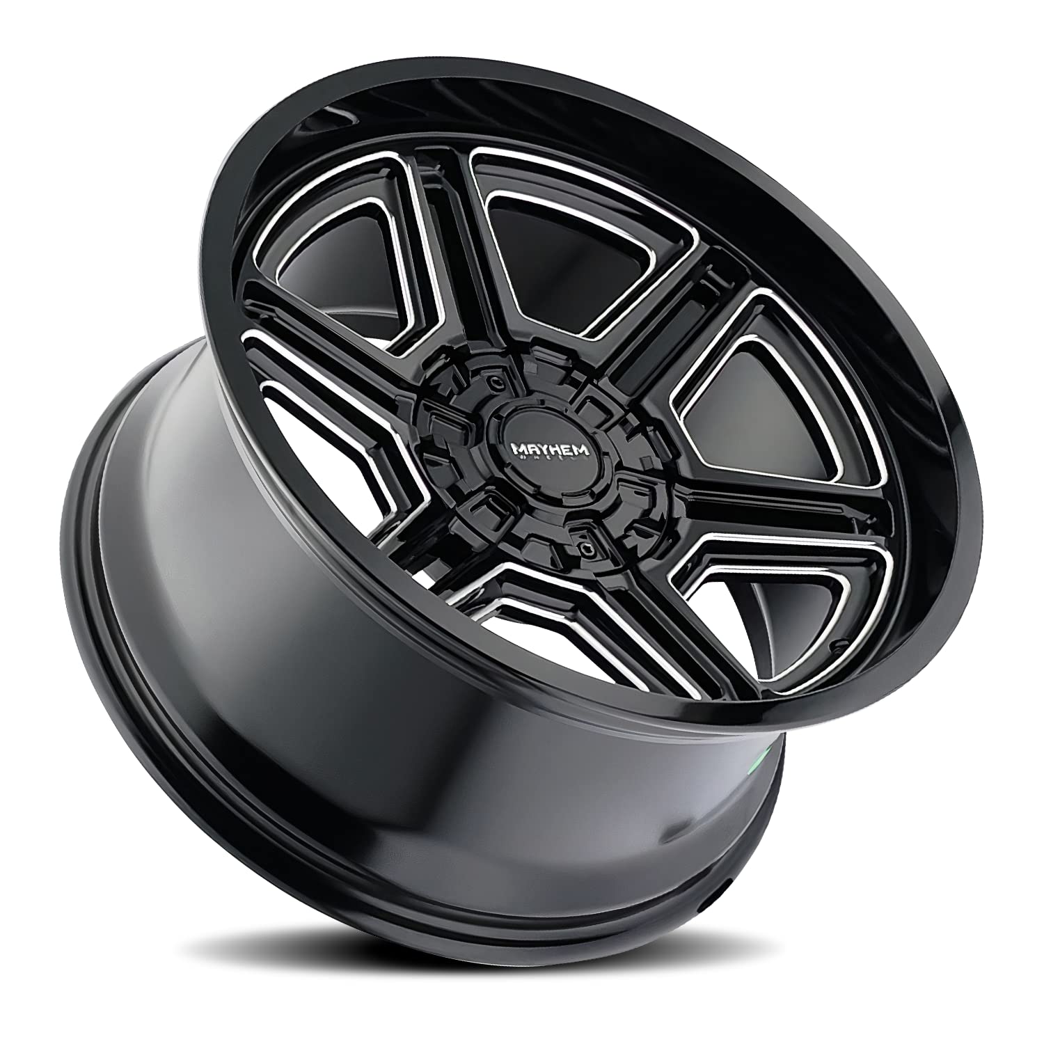 Hermosa Mayhem 8117 Black/Milled Wheel (20 x 10. inches /8 x 165 mm, -25 mm Offset)