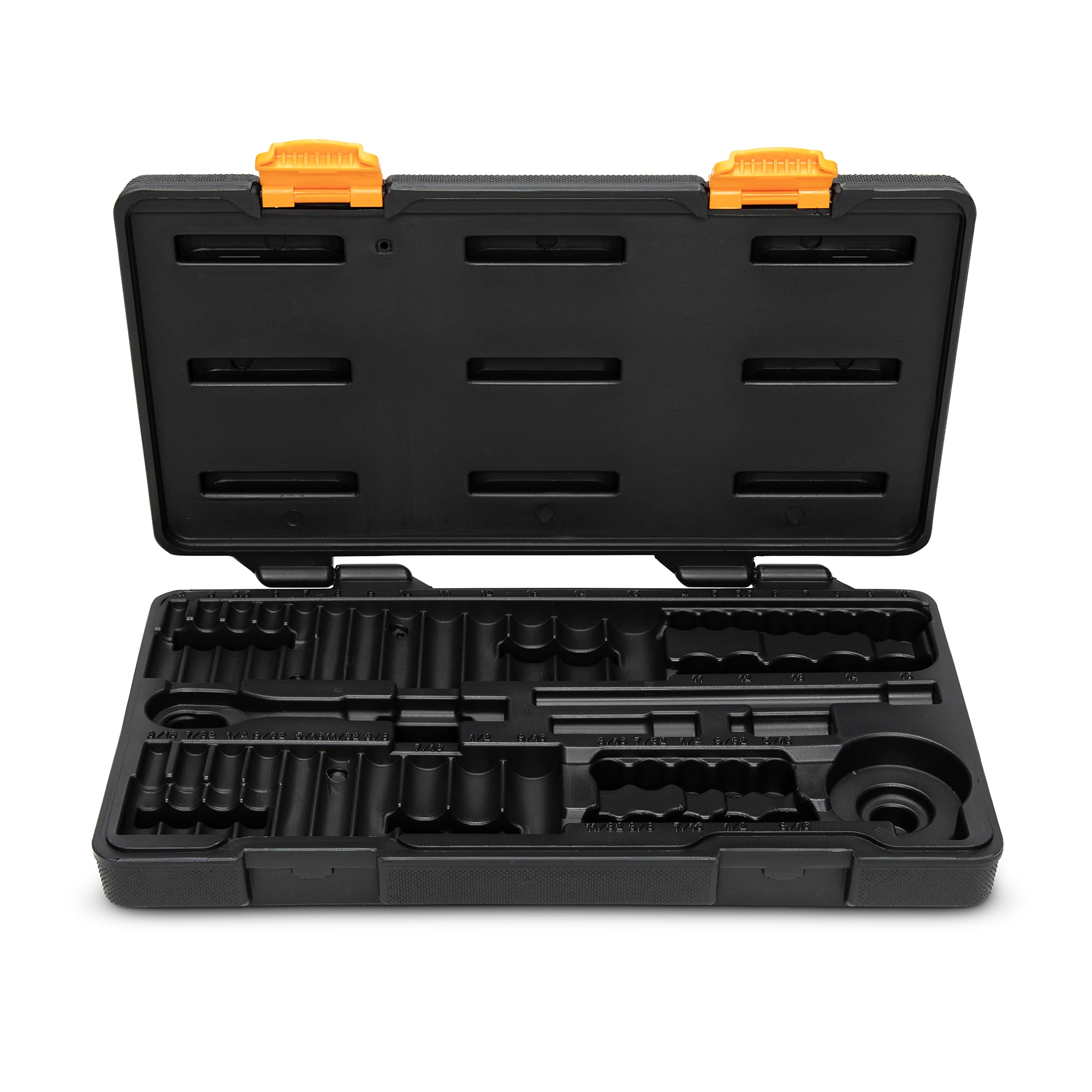 51 Pc. GEARWRENCH 1/4 Inch Drive 6 Pt. 120XP Mechanics Tool Set, Standard & Deep, SAE/Metric - 80300P
