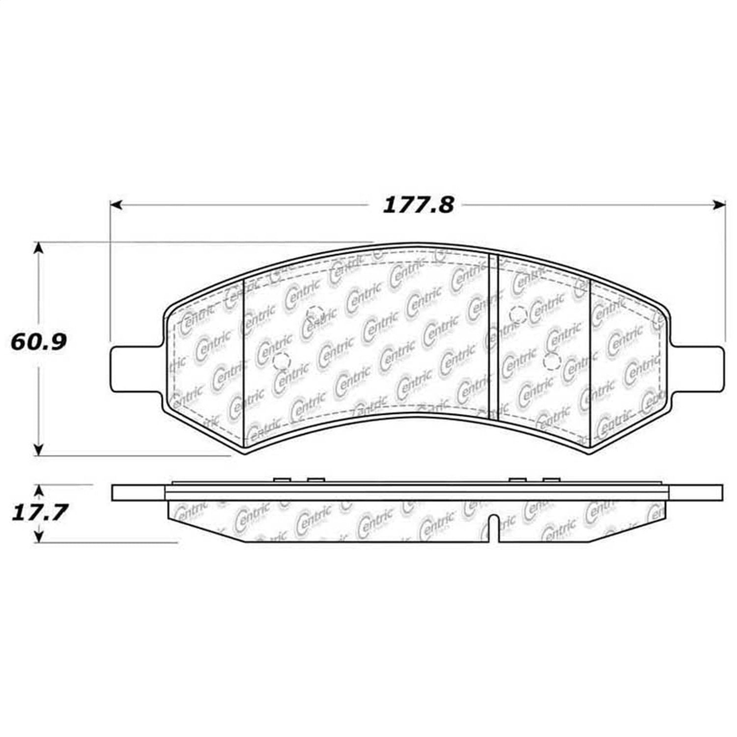 Front StopTech 308.10840 Brake Pads with Shims; Street