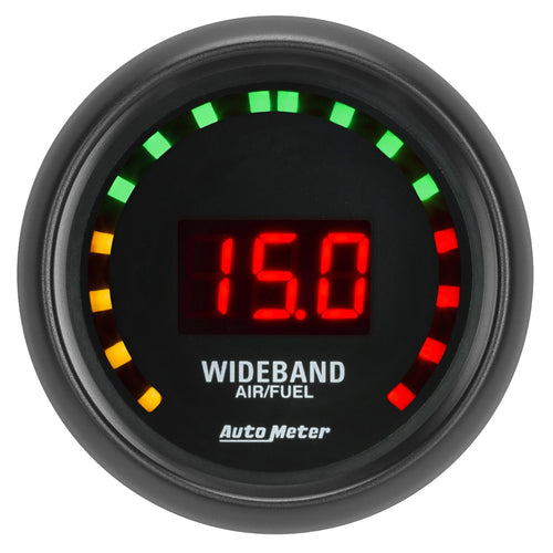 Air/Fuel Ratio-Wideband AutoMeter 2679 Gauge, Street, 2 1/16", 10:1-17:1, Digital, Z-Series