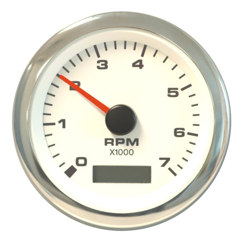 Premier Pro Electric Tachometer/Hourmeter Sierra International 62565P, 3" White