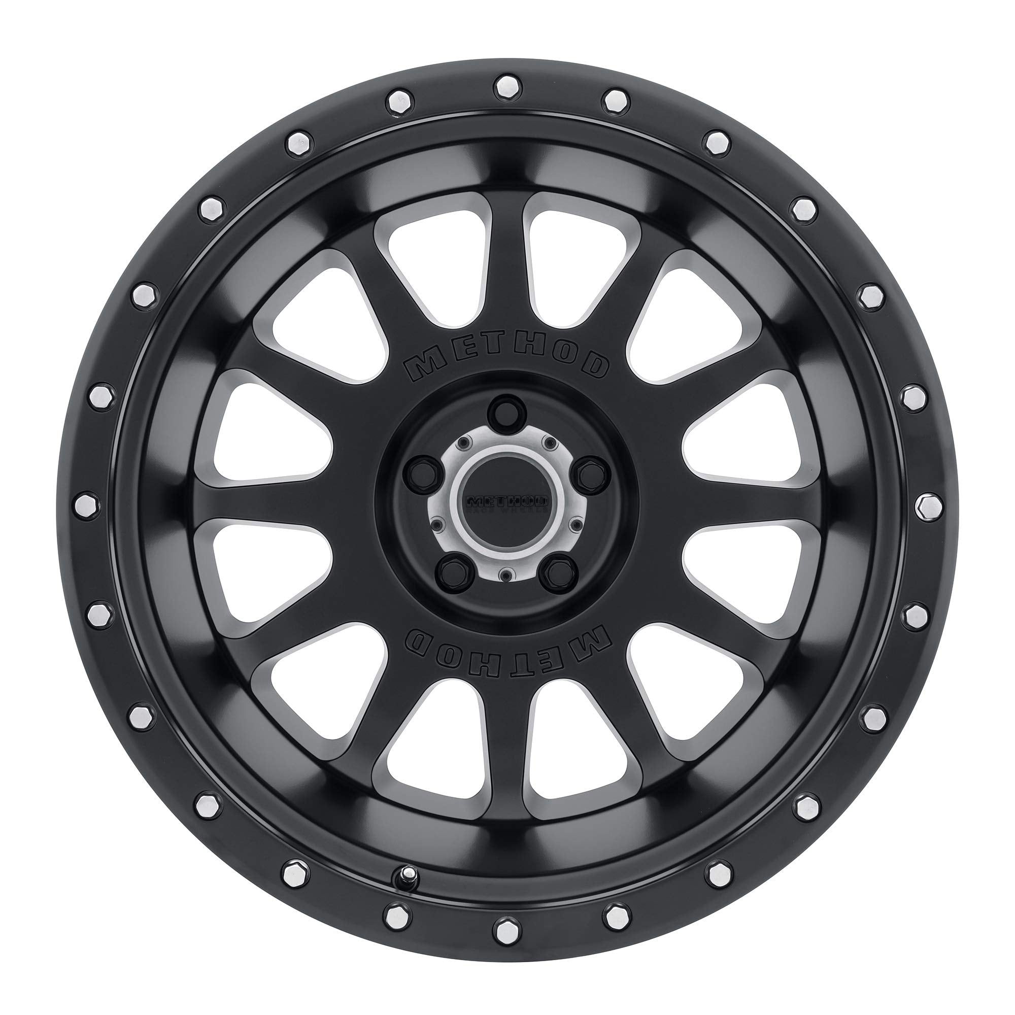 605 Method Race Wheels Matte Black 20x10" 5x5.5", 24mm offset 4.55" Backspace, MR60521055524N