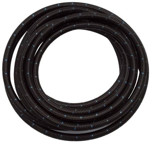 BLK CLOTH HOSE BLUE TRACER -6 500' LENGTH