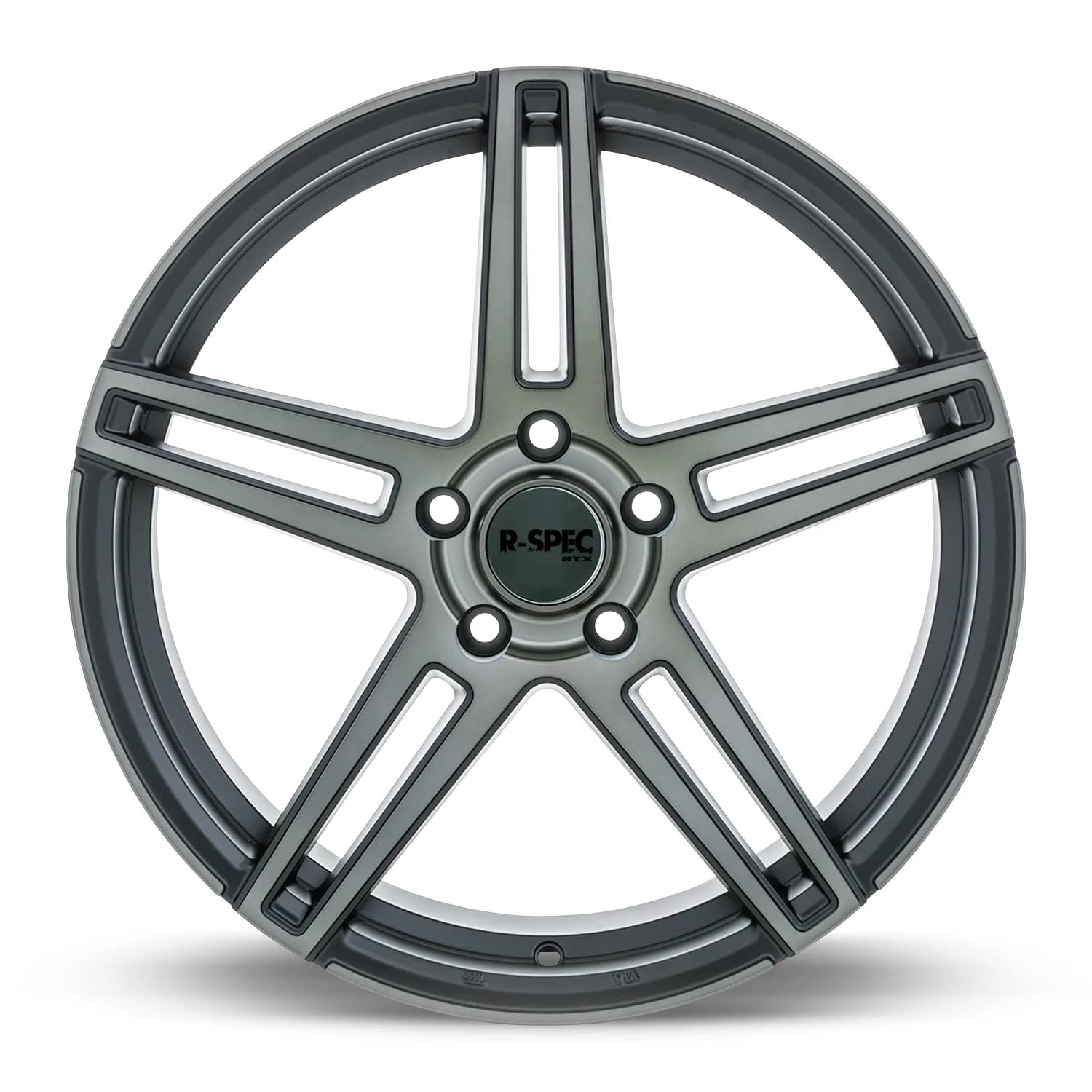 Custom RTX MYSTIQUE Wheel - 19x9.5, 35 Offset, 5x120.65 Bolt Pattern, 74.1mm Hub - Satin Black with Machined Bronze Face Rim