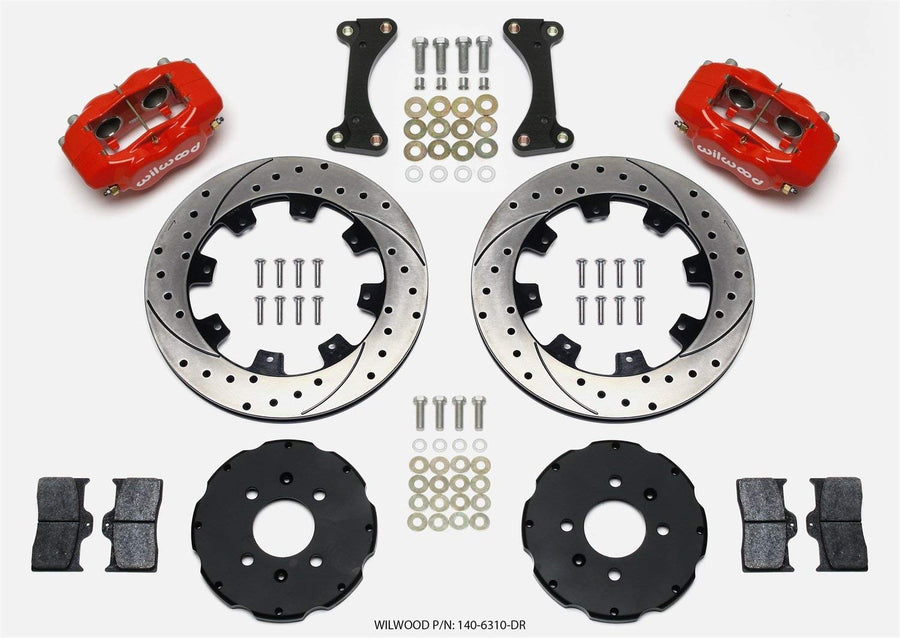 Front FDLI Hat Kit,12.19", Drilled, Red