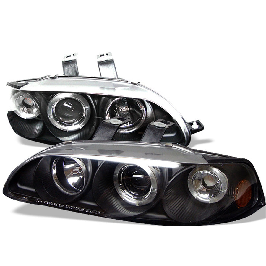 Honda Civic Spyder Auto Black Halogen Projector Headlight