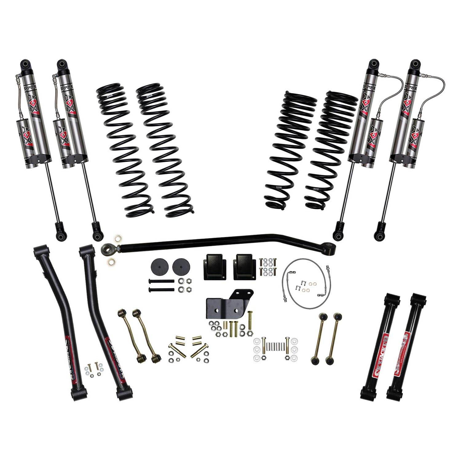 Skyjacker 4.5" Dual Rate G452KXLTD Front And Rear Long-Travel Coil Spring Lift Kit