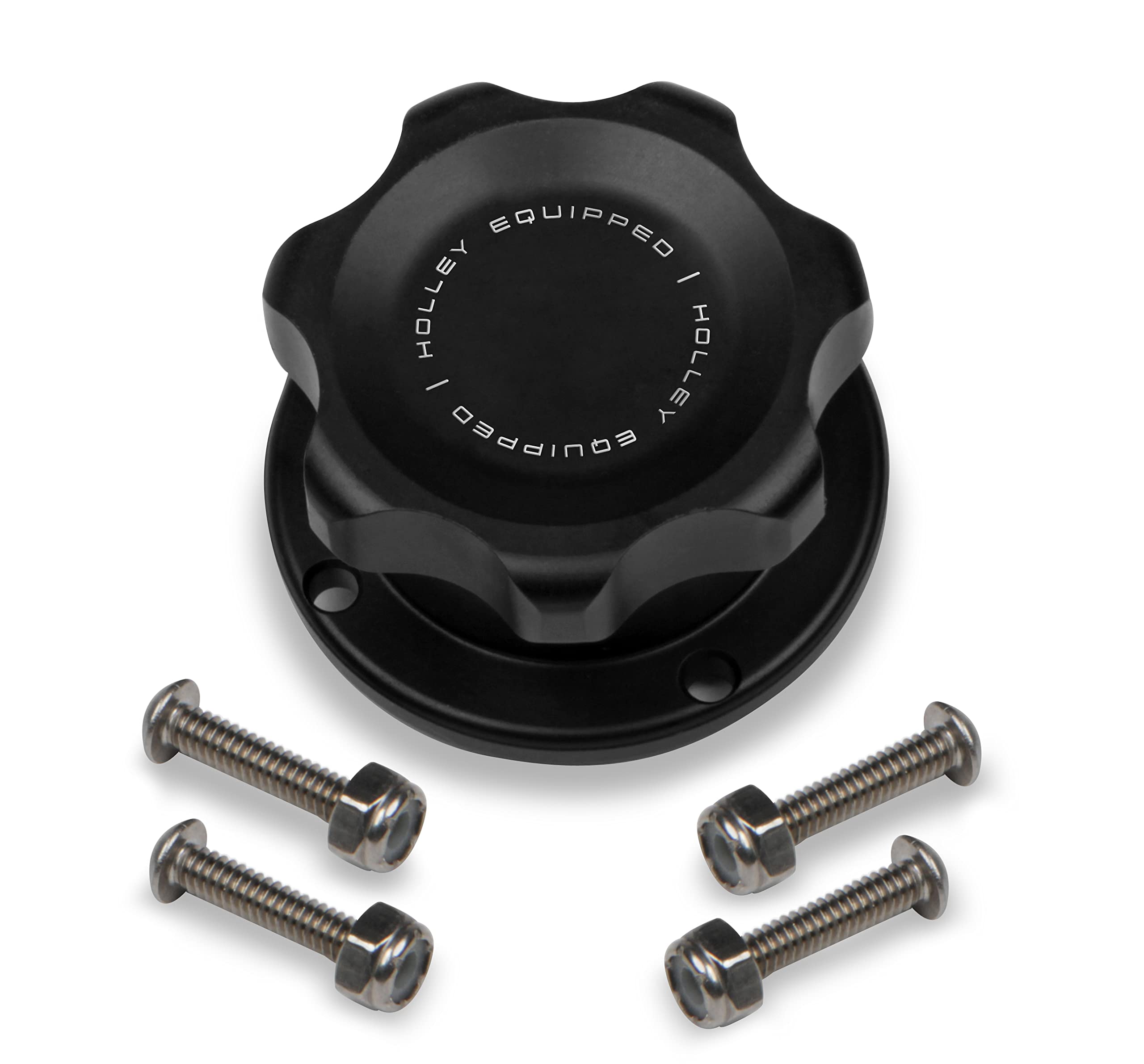 Holley Billet 241-230 Fuel Cell Cap with Holley Equipped Logo