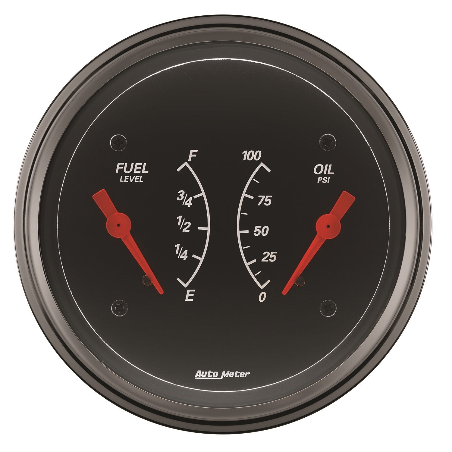 Auto Meter Designer Black Oil/Fuel Dual Gauge 1434