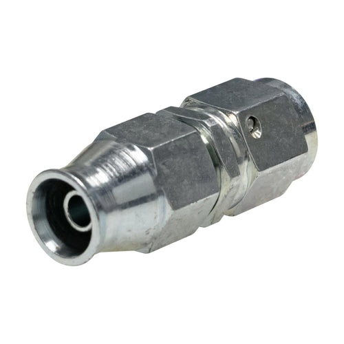 600113 Fragola Straight Hose End (#3with #4 Nut)