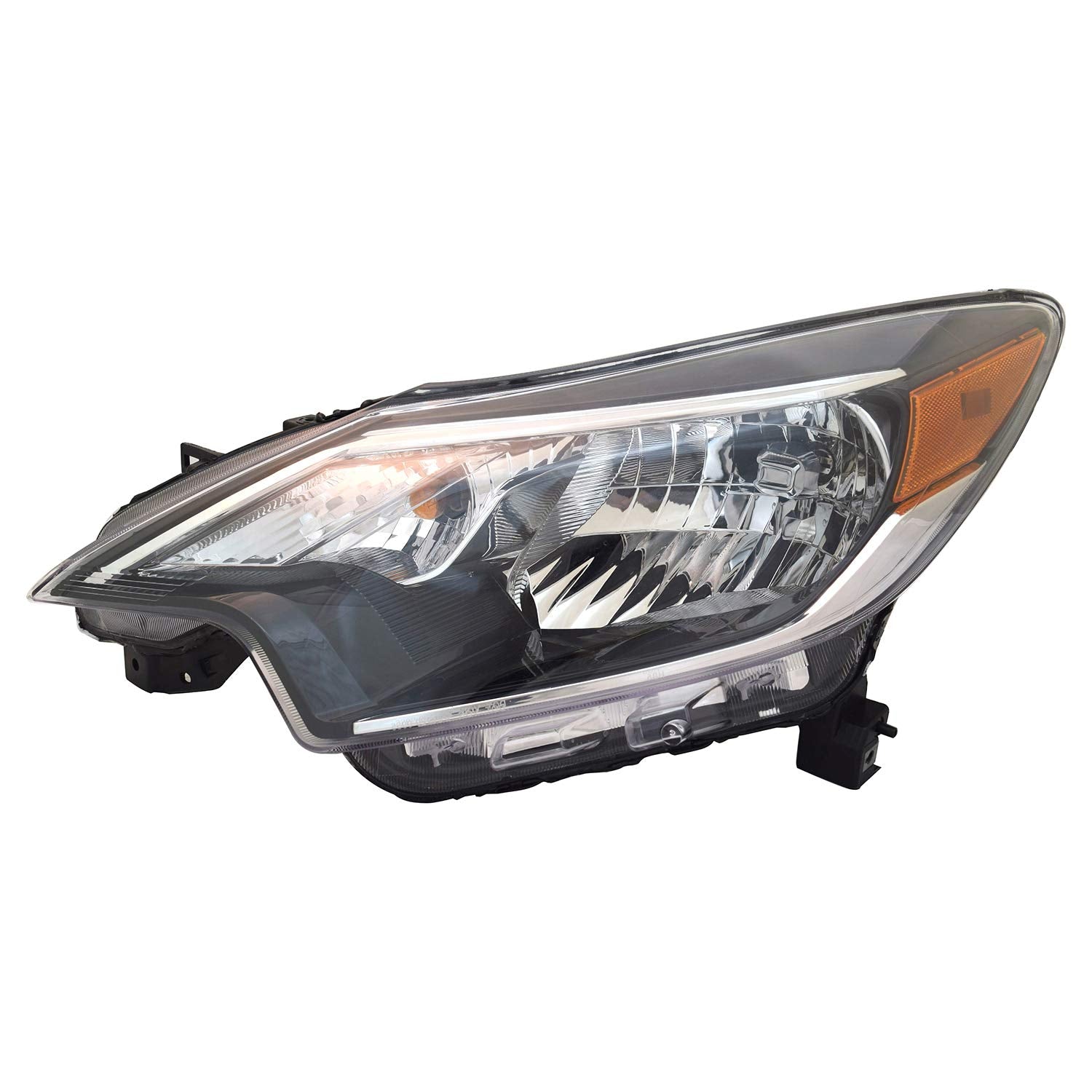 Left TYC Headlight Assembly Compatible with 2017-2019 Nissan Versa