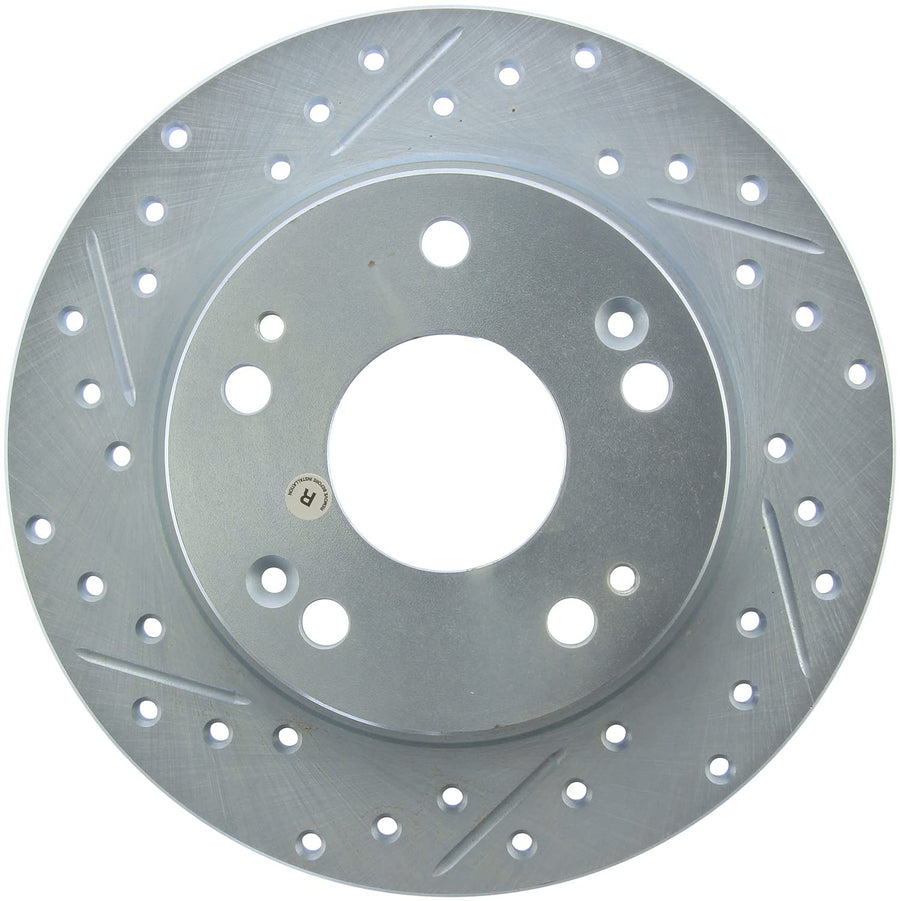 Right Stoptech 227.40055R Select Sport Drilled & Slotted Rotor