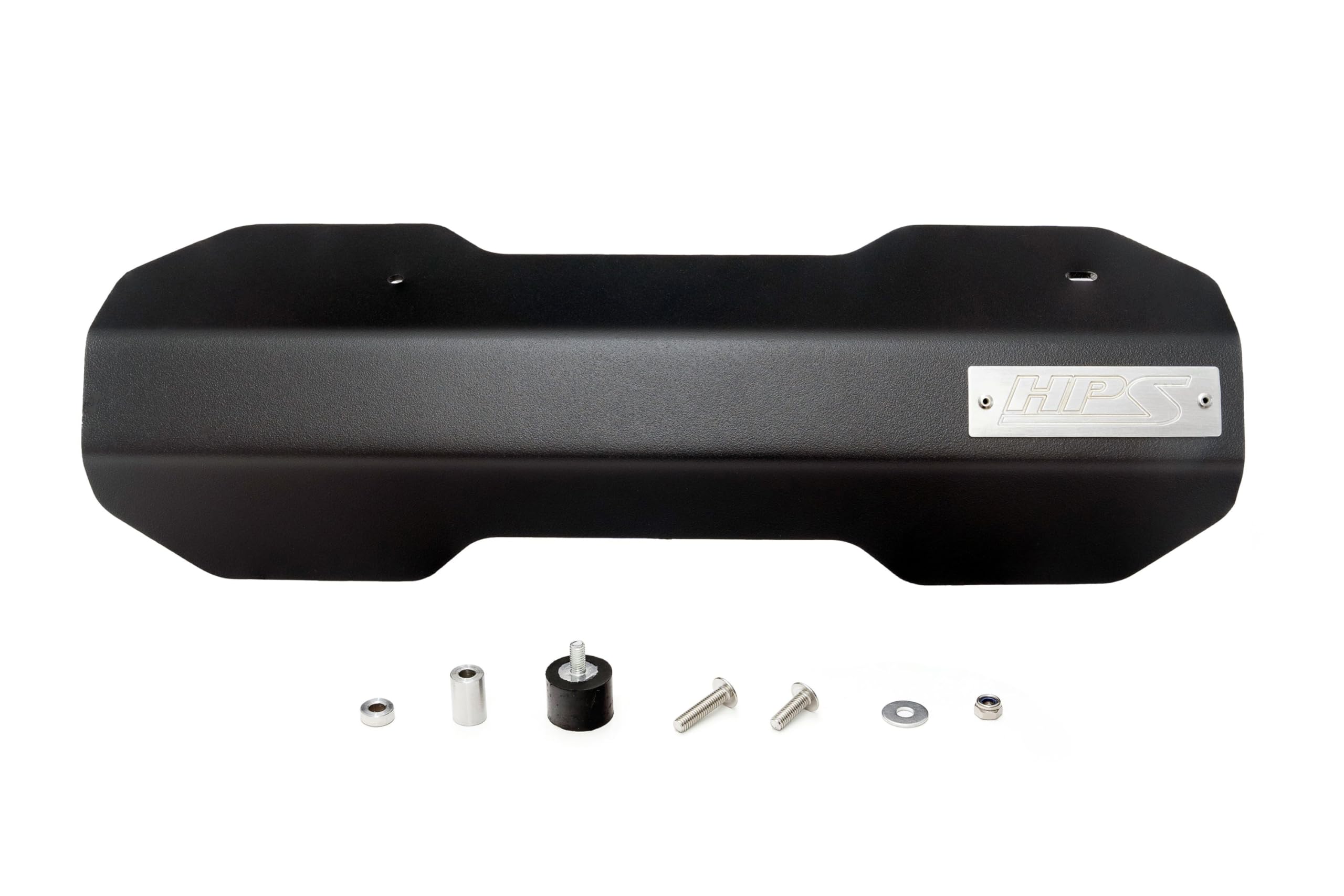 HPS Aluminum Belt Cover Kit Black Compatible for 2013-2019 Subaru Legacy Outback 2.5L, 71-101WB