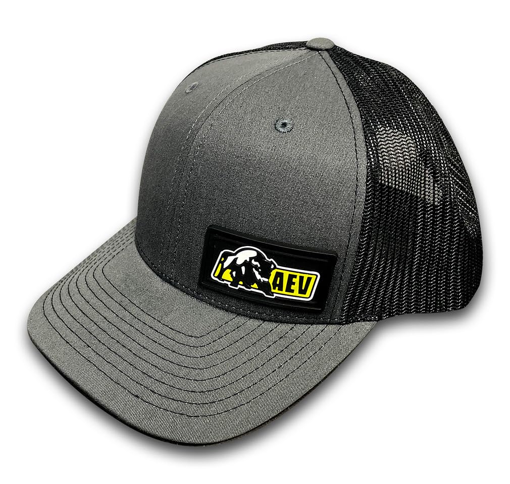 Grey/Black AEV Patch Logo Trucker Hat