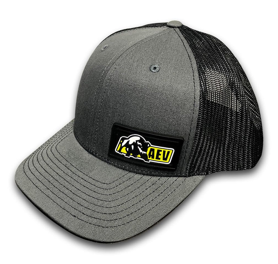 Grey/Black AEV Patch Logo Trucker Hat
