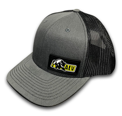 Grey/Black AEV Patch Logo Trucker Hat