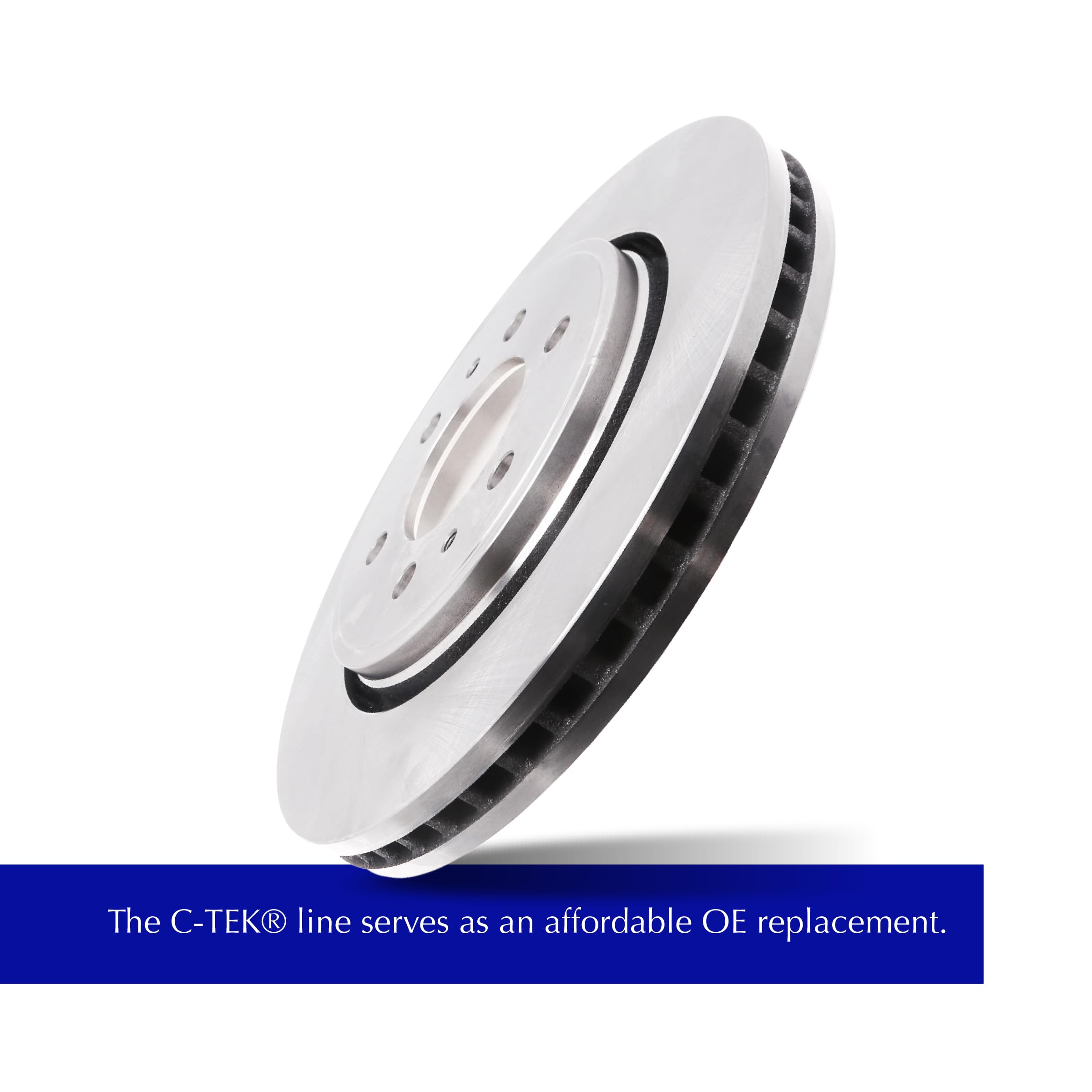 Centric 121.46039 C-Tek Front Automotive Brake Rotor Fits Select Dodge, Eagle, Hyundai, Mitsubishi, Plymouth