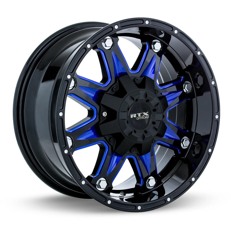20 x 9, SPINE, 6 x 135/139.7, 10, 87, BLUE/BLACK 081869