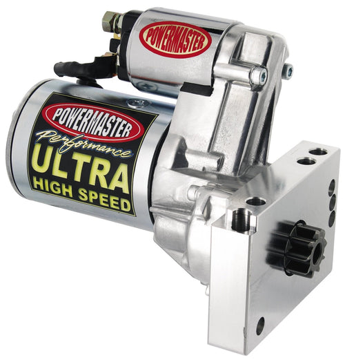 Str Ultra HS Powermaster w/Billet blk Chevy 139T 10 Pitch Flyw (Same OD as 168T) 2.2kw Natural