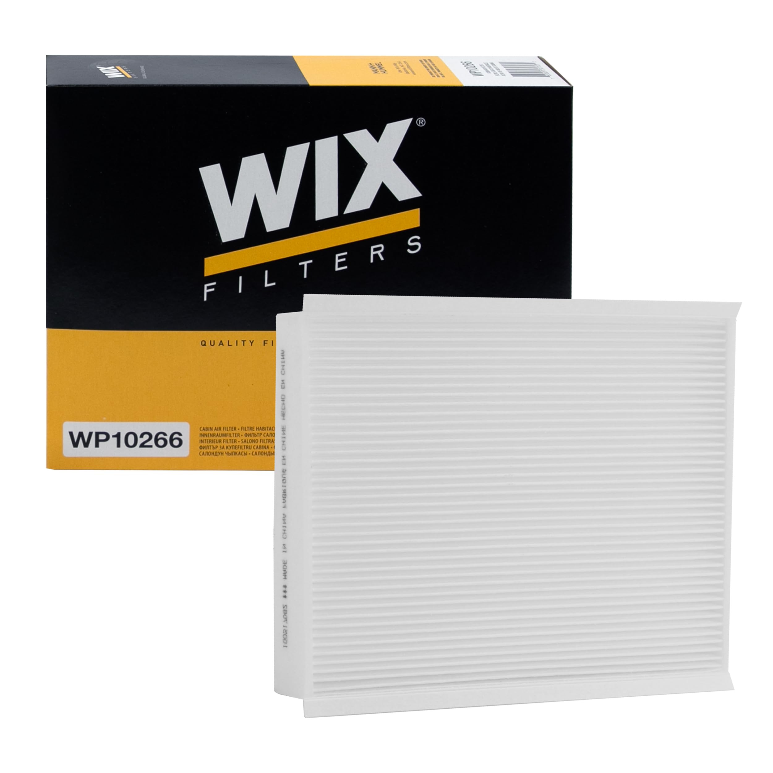 WIX Cabin Air Filter Replacement WP10266 Compatible With Various Ford Trucks (15-20)