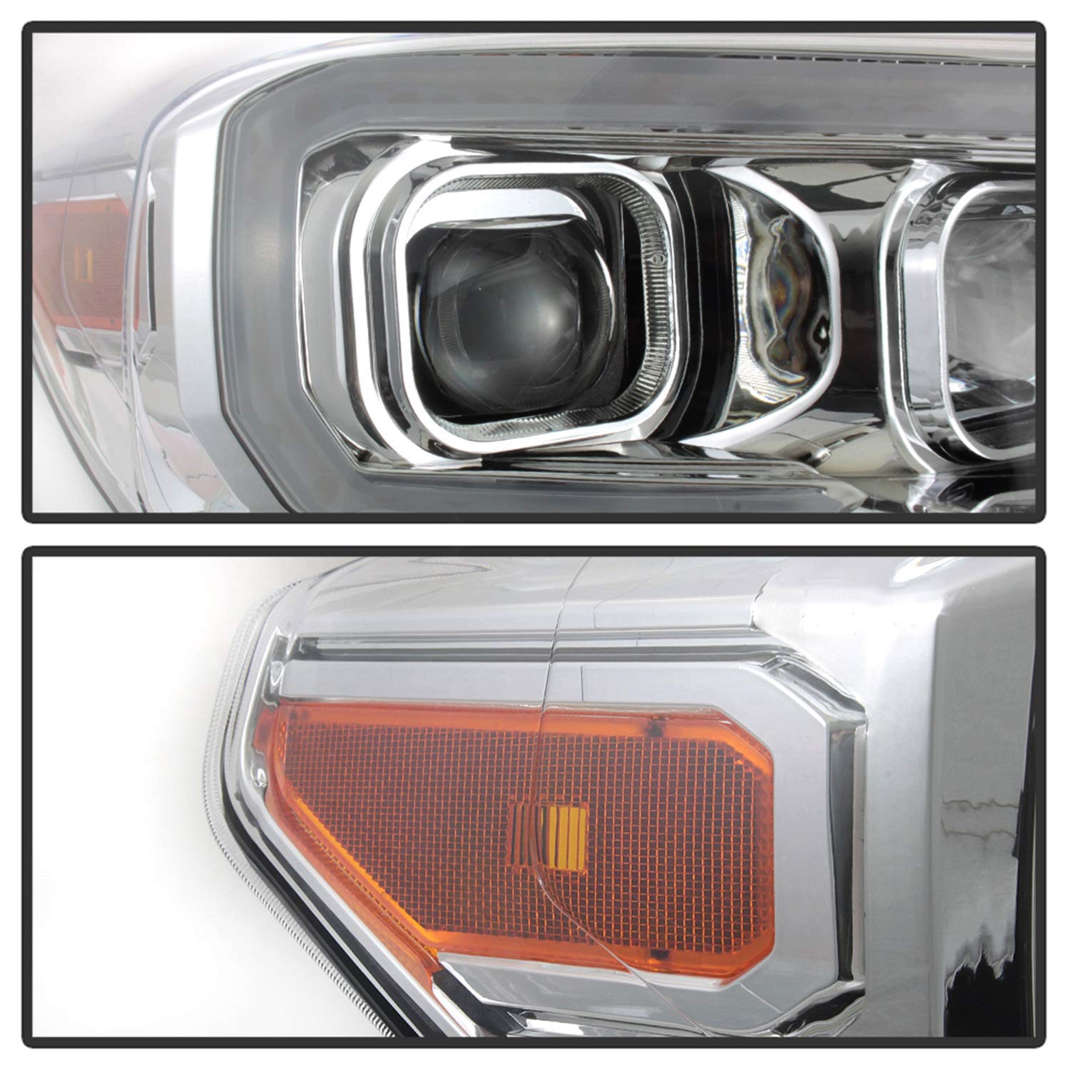 Projector Headlight Xtune PRO-JH-TTA16-LBDRL-C, 1 Pack