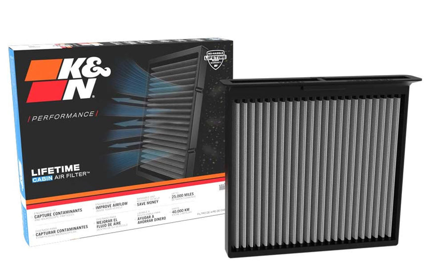 Cabin Air Filter K&N LIFETIME: Premium, Washable, Clean Air for your Cabin: Compatible with 2023-2023 SUBARU Crosstrek; 2019-2024 SUBARU Forester; 2022-2024 SUBARU WRX; 2019-2023 SUBARU XV, VF2084