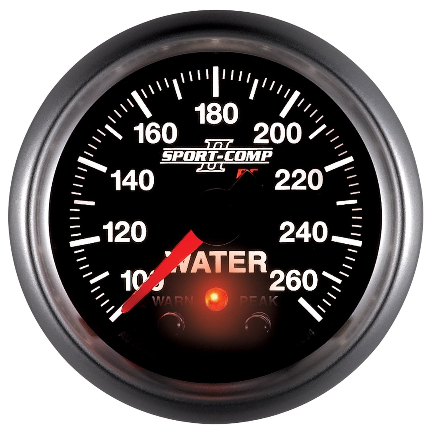 Auto Meter 3654 2-1/16" Full Sweep Electric Water Temperature Gauge 100-260 Degree F