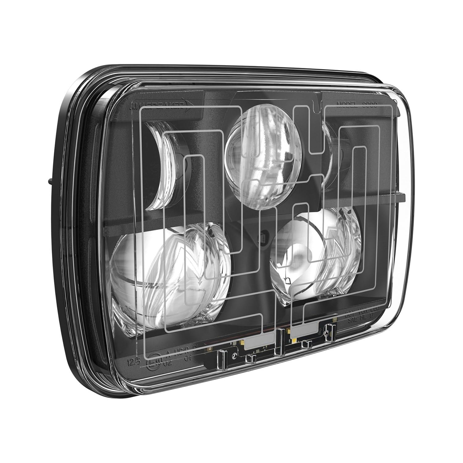 SPEAKER J.W. 8910-Ev2 12/24V Dot/Ece Rht HTD Black