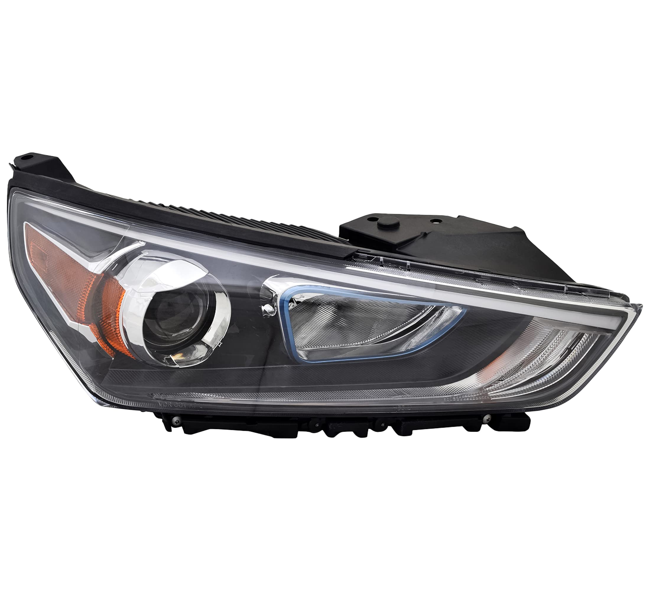 Right TYC Headlight Assembly Compatible with 2017-2019 Hyundai Ioniq