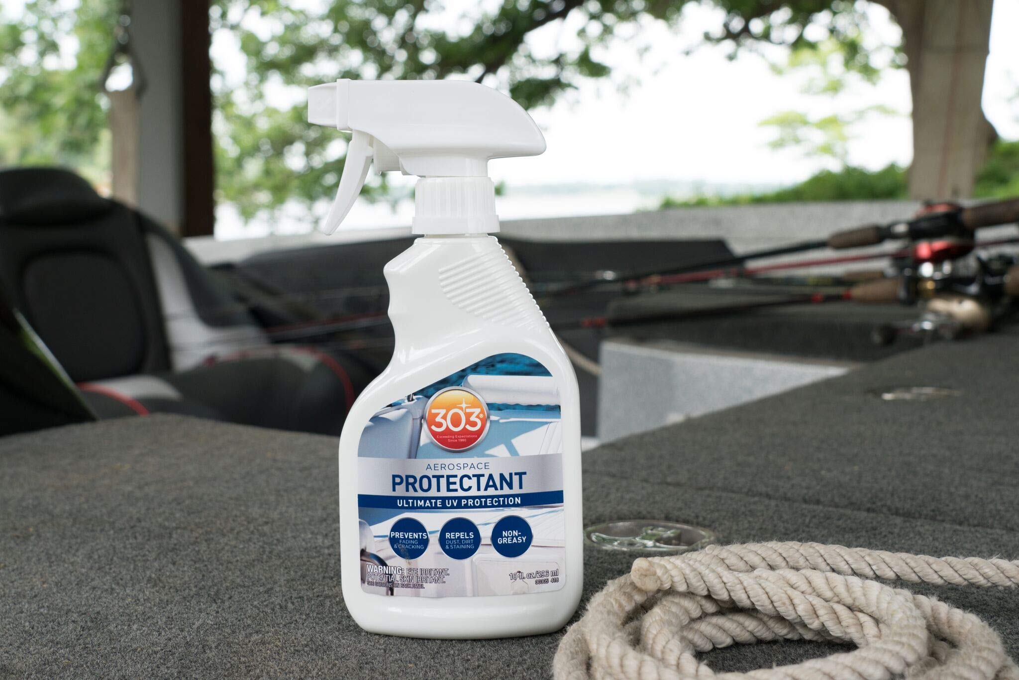 303 Aerospace Marine Protectant – UV Protection – Repels Dust, Dirt, & Staining – Smooth Matte Finish – Restores Like-New Appearance – 10 Fl. Oz. (30305-12PK)