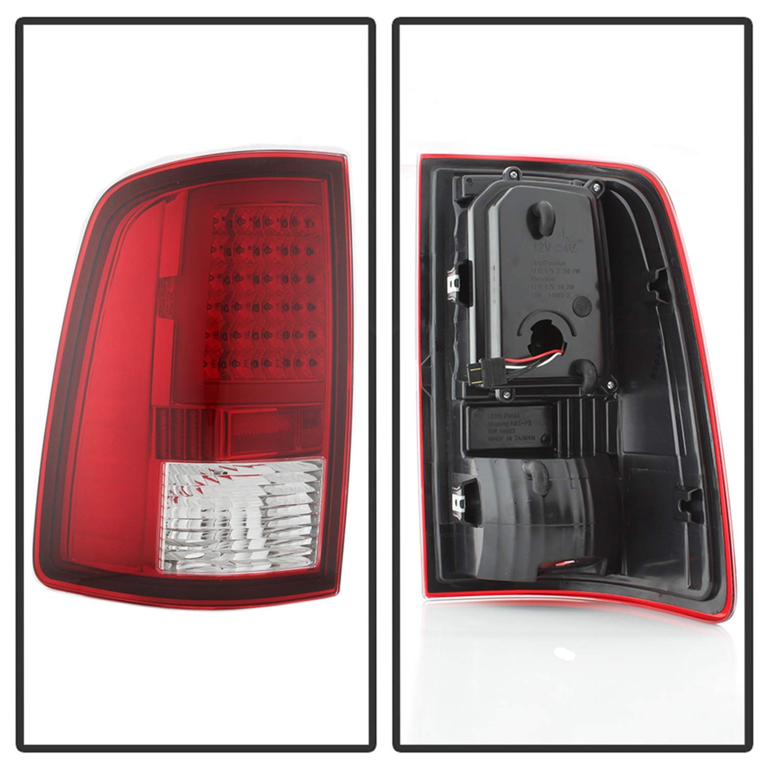 Spyder ALT-ON-DR09-LBLED-RC Tail Light, 1 Pack Xtune