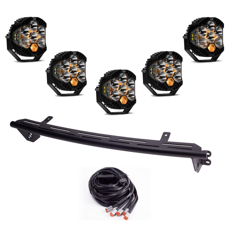 Baja Designs LP6 Pro LED Light Kit Bull Bar for Ford F-250/350 2023+ with Toggle - (Multi-Pattern - Clear)