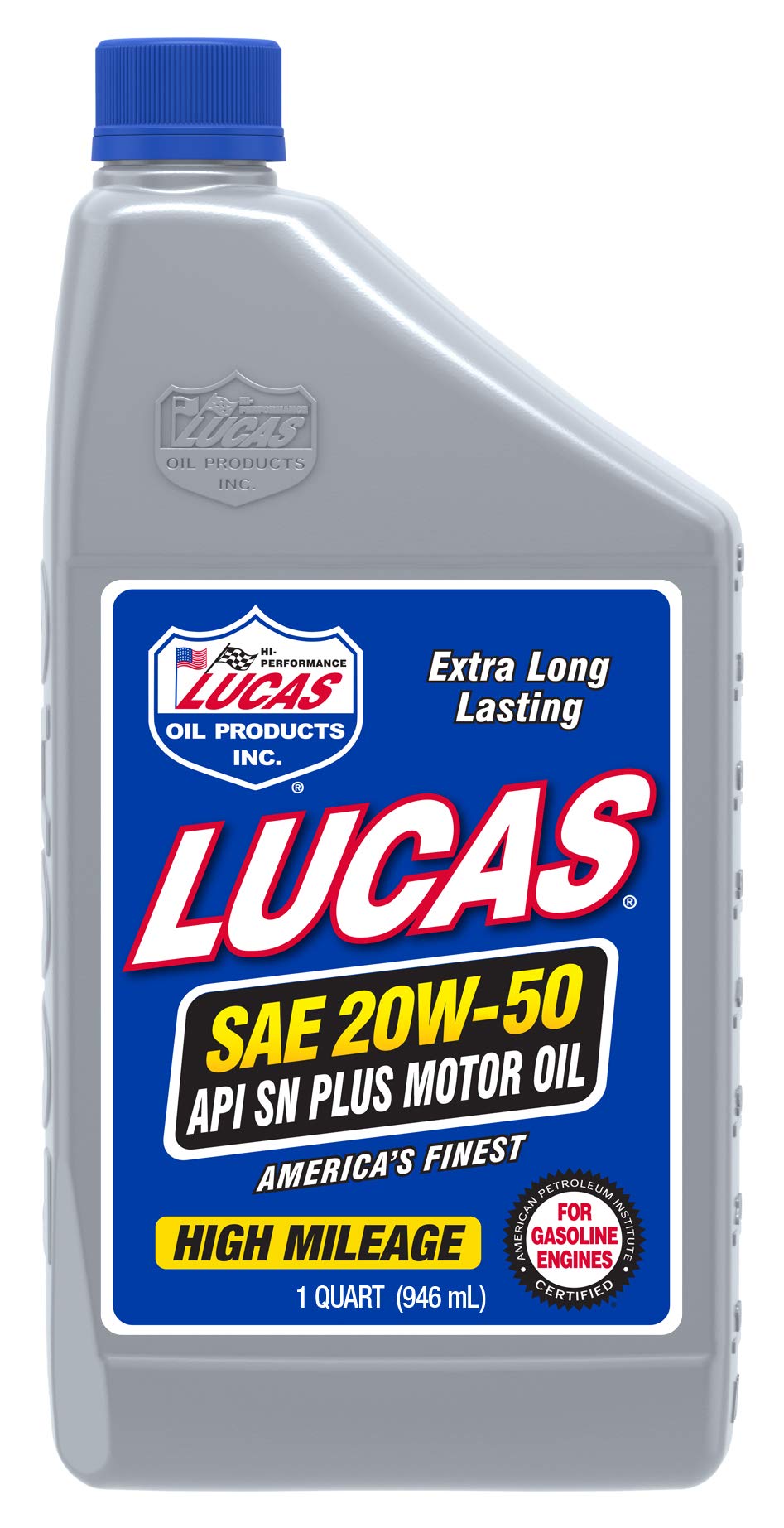 20W-50 Lucas Oil Plus Petroleum Motor Oil, 1 Quart (32 Ounces)