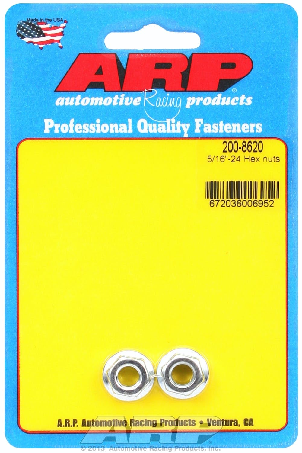 Hex Nut Kit ARP (200-8620)