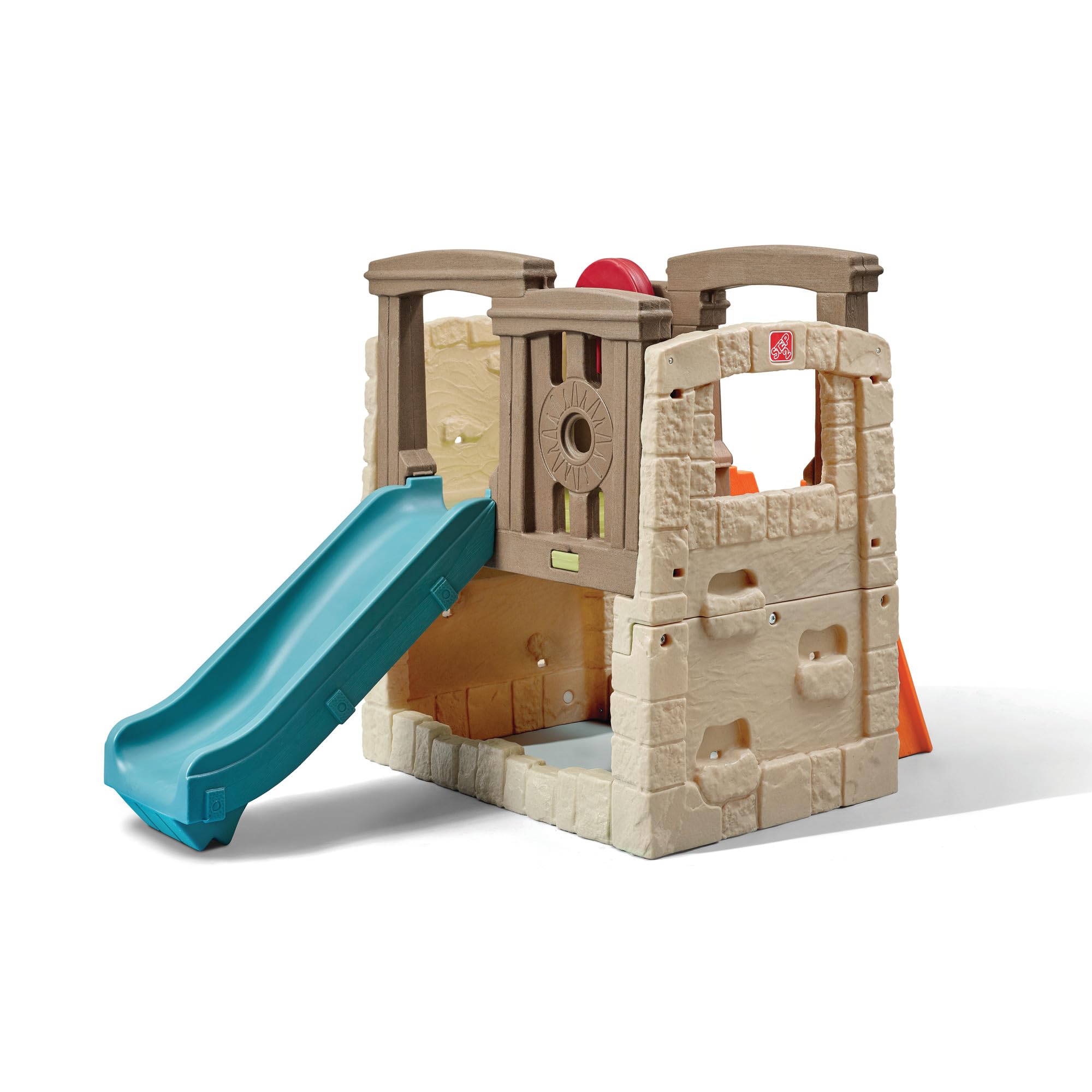 Step2 II Woodland Climber Kids Playset, Ages 2 –6 Years Old, Toddler Slide and Climbing Wall, Outdoor Playground for Backyard, Sturdy Plastic Frame, Easy Set Up