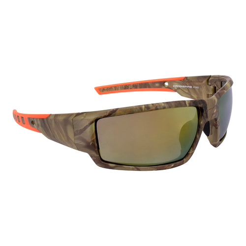 Safety Glasses Crossfire 411432, Gold Mirror Lens, One Size