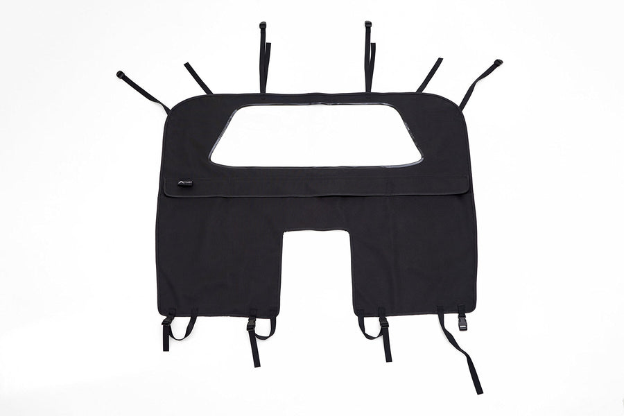 Tonneau Cover RAMPAGE PRODUCTS for Jeep Wrangler JK | Black Diamond, Vinyl | 731135 | Fits 2007-2018 Jeep Wrangler JK 2-Door