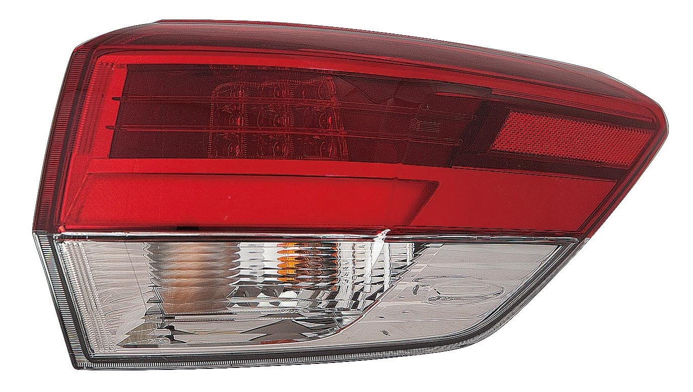 Toyota Highlander/Hybrid 18-19 Tail Light Outer Clear Lens Passenger Side ACK | DOT Certified 81550-0E161 | TO2805143