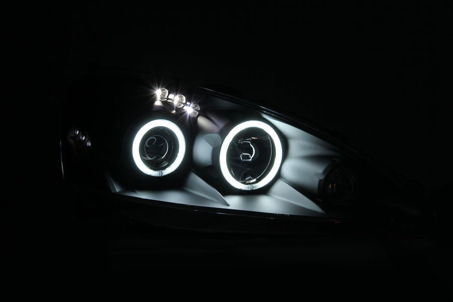 Acura RSX Anzo USA 121197 Projector with Halo Black Clear Headlight Assembly - (Sold in Pairs)