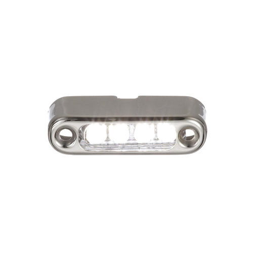 LED Micro Lights Attwood 6350W7, Stainless Steel Bezel, Vertical Mount, White Light, .66-Watt Draw at 12 Volts DC