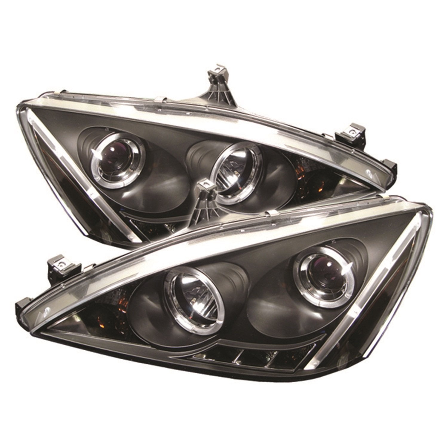Auto Spyder LED Halo Projector Headlights Black/Clear