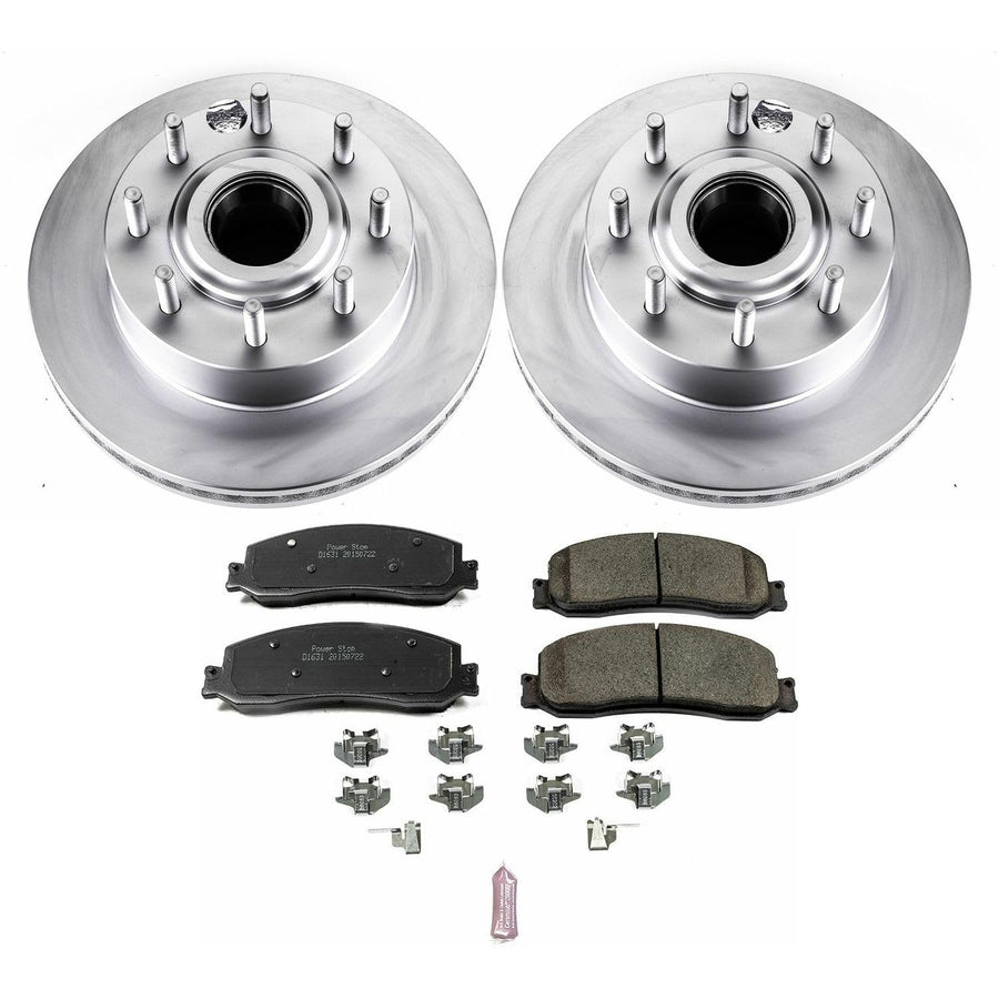 Power Stop Z17 Evolution Geomet Coated Brake Kit For F-250 Super Duty 2012, Ford F-350 Super Duty 2012 [Model Specific]