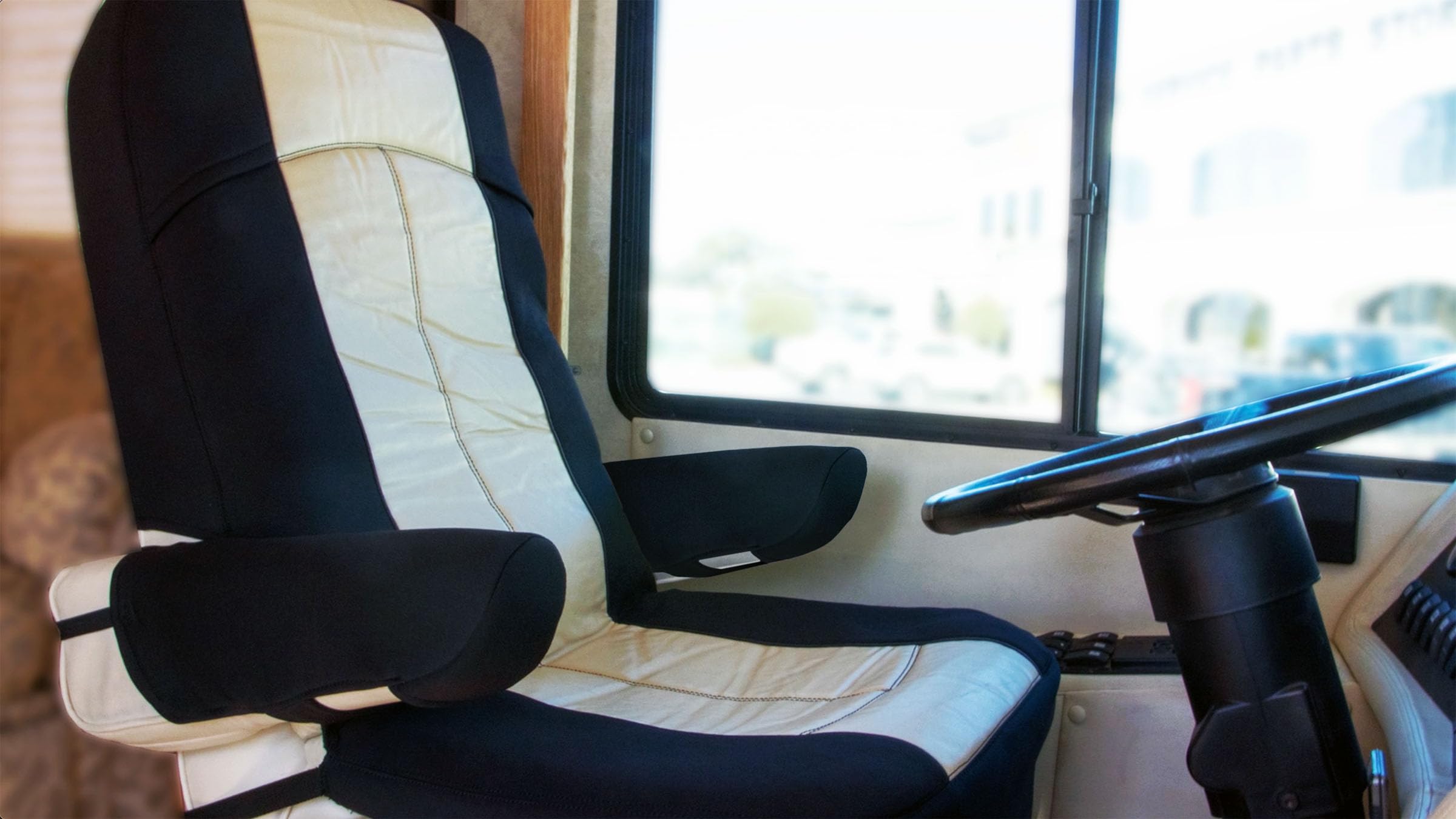 RV Designer C895 GripFit+ Seat Cover - Double Pack