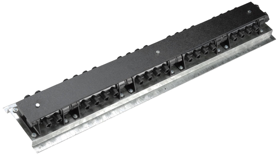Plastic Flair-It Plus 07965 36 Port Manifold without Valve, 0.5" Size