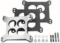 Holley/AFB 4 Barrel Leveling Block Trans-Dapt Performance 1-13/16 in. Tall 8 deg. Tilt Ported Holley/AFB 4 Barrel Leveling Block