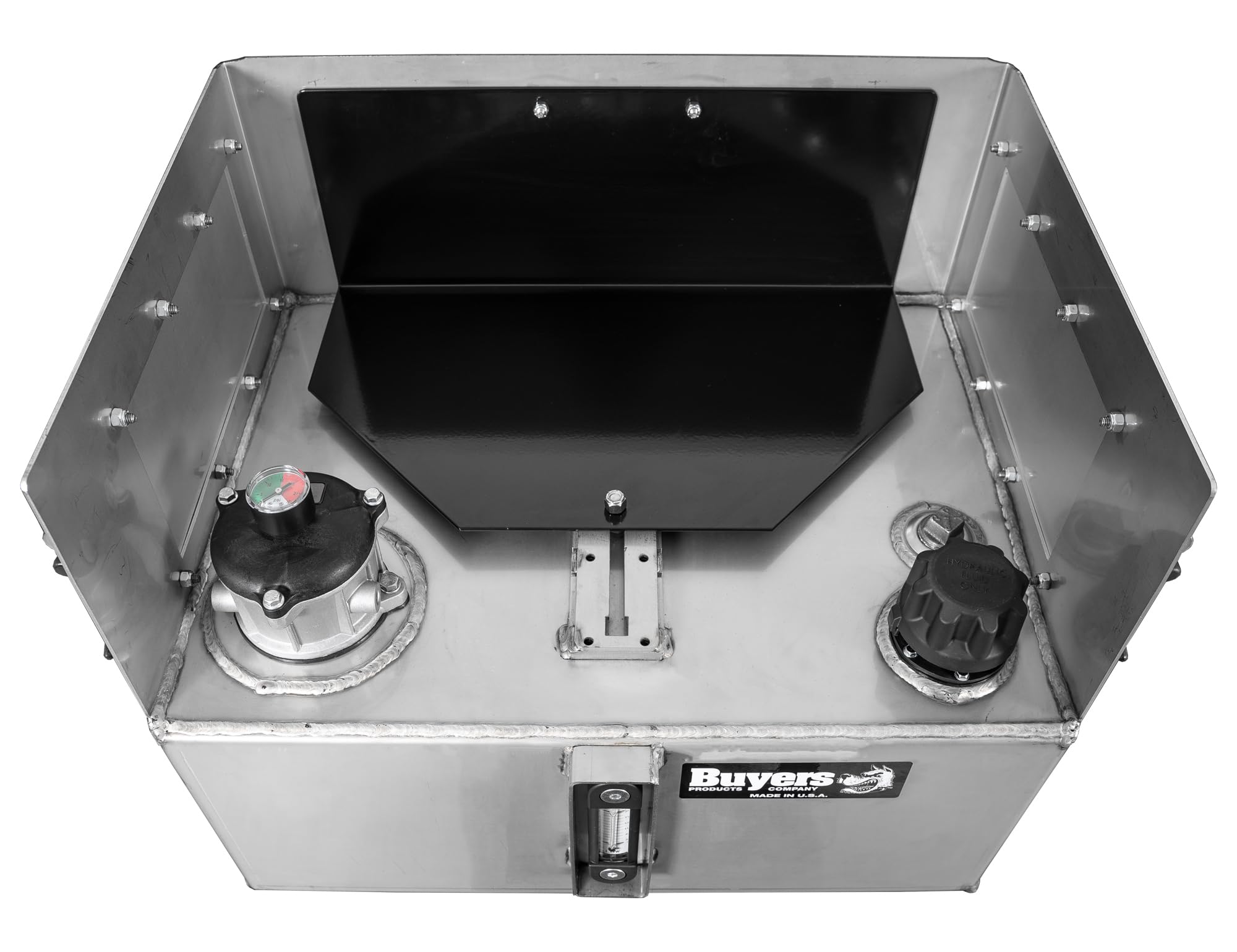 15 Gallon Buyers Products Stainless Steel Hydraulic Reservoir - Compact Version