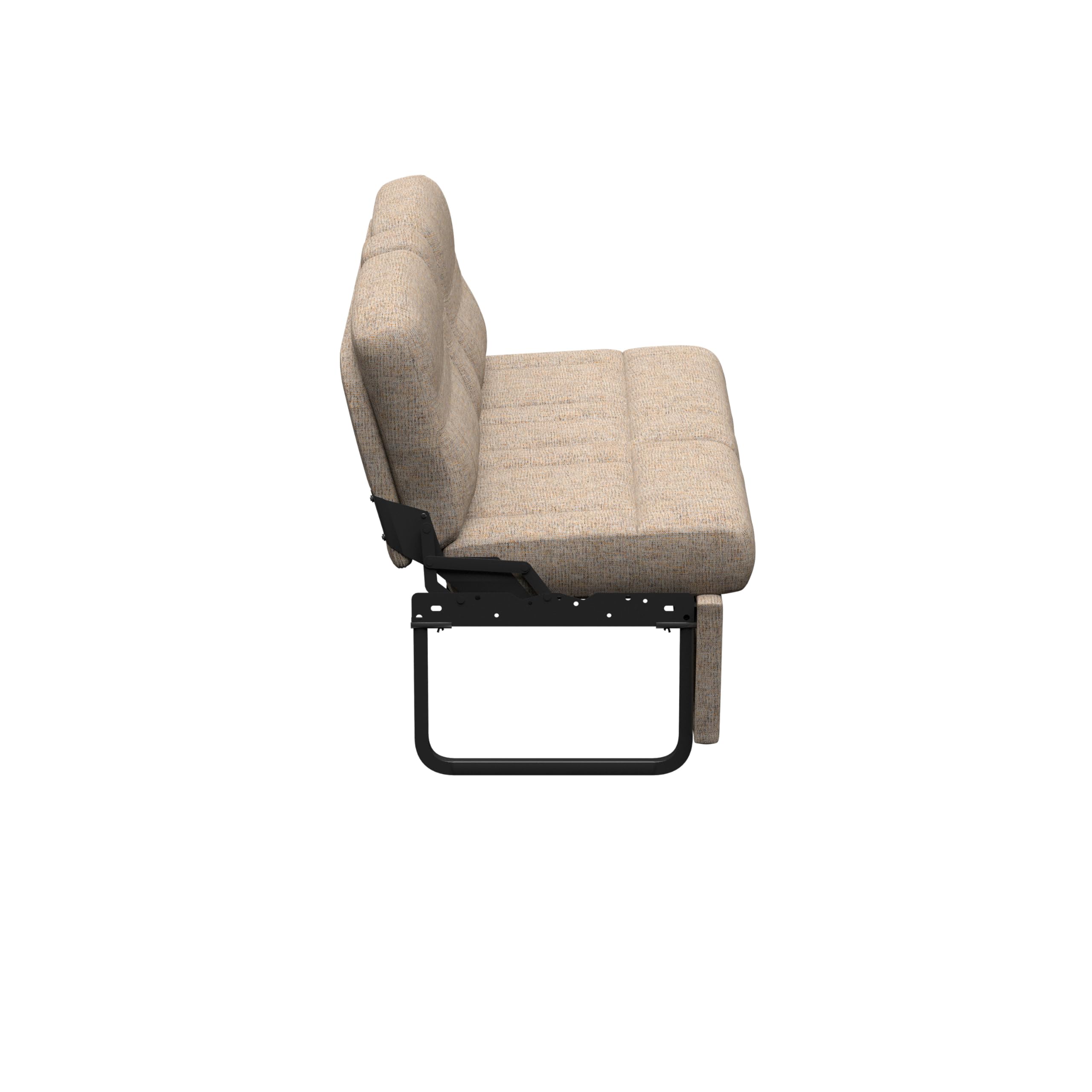 Dellmead Thomas Payne Signature 62" RV Jackknife Sleeper Sofa with Matching Kickboard, Easy Transition, High-Density Foam Cushioning, Fold-Down Center, Dual Cupholders - 2024044393