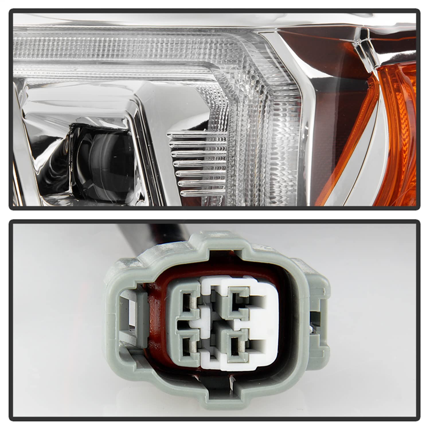 Projector Headlight Spyder - (PRO-YD-TT16LEDAP-C) Apex