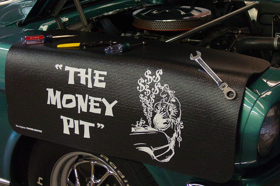 Fender Cover Gripper with The Money Pit Logo | Universal Fit | Standard Size 22" 34" | FG2307