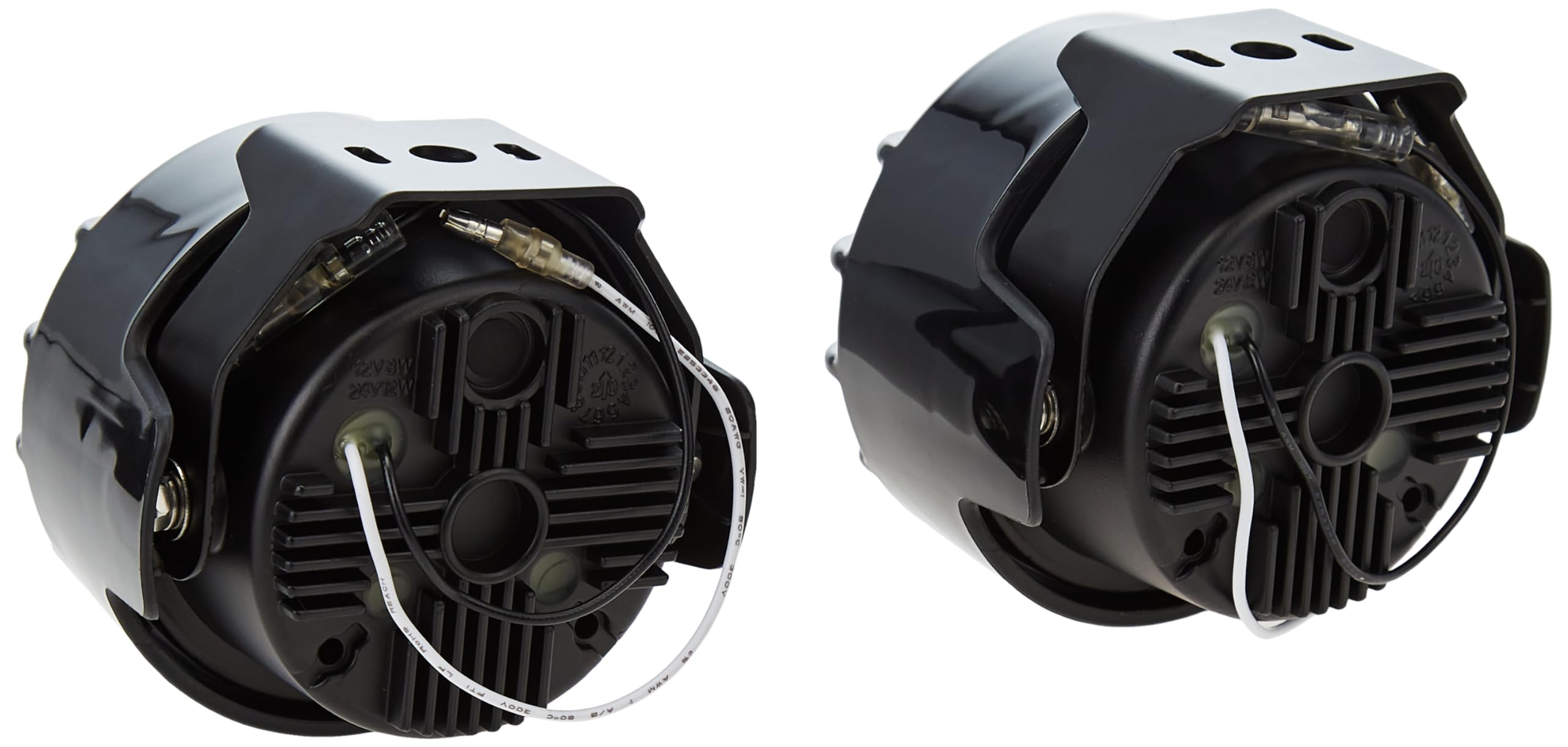 3.5-Inch PIAA 5370 White SAE Compliant LED Fog Lamp Kit with Wiring Harness and Relay and Switch, Pack of 2